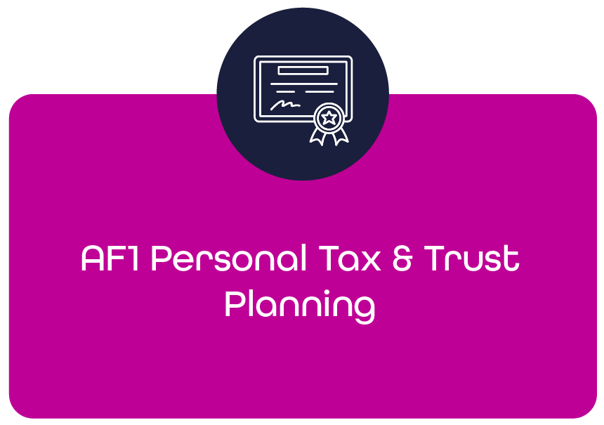 AF1 Personal Tax and Trust Planning Course