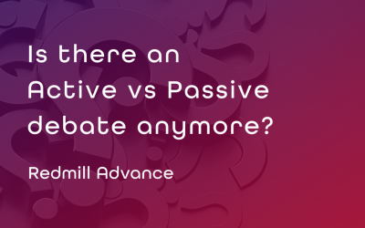Is there an Active vs Passive debate anymore?