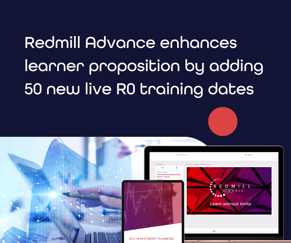 Redmill Advance enhances learner proposition by adding 50 new live R0 training dates