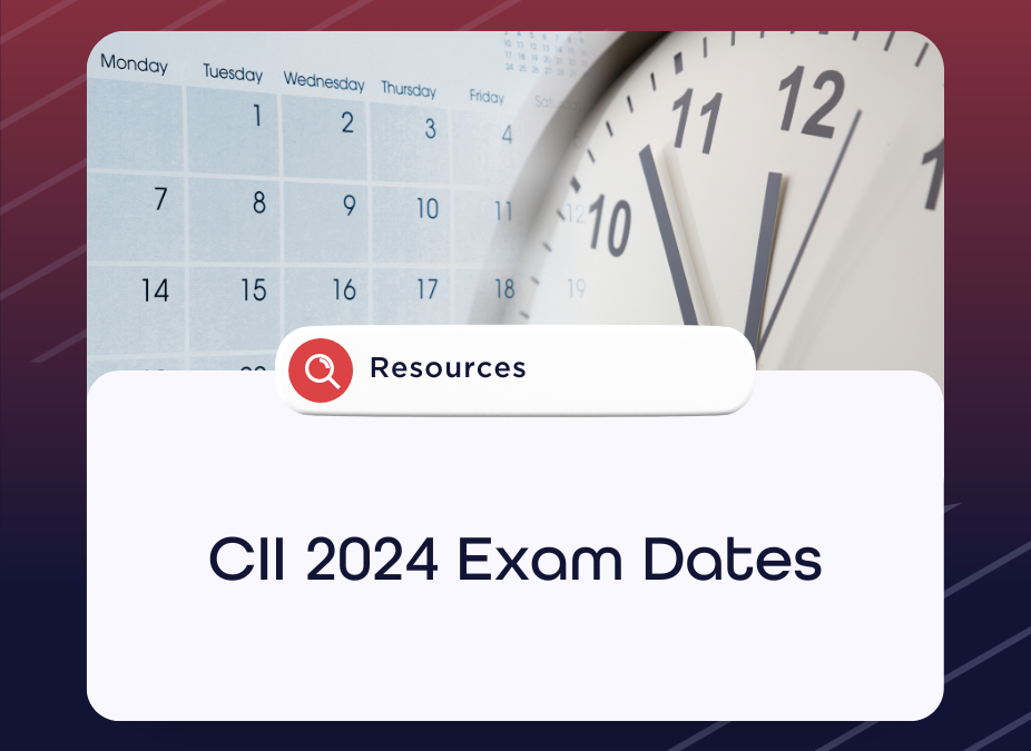 CII 2024 Exam Dates