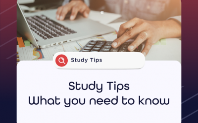 Study tips – what you need to know